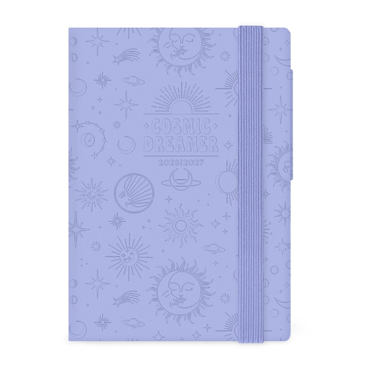 LEGAMI POCKET AGENDA 2026-2027 - 16mnd - WEEK OP 1 PAGINA + NOTITIE PAGINA - VEGAN OMSLAG - COSMIC LILAC