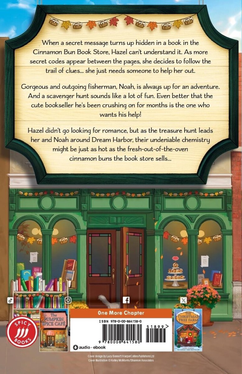 Dream Harbor - The Cinnamon Bun Book Store - back cover