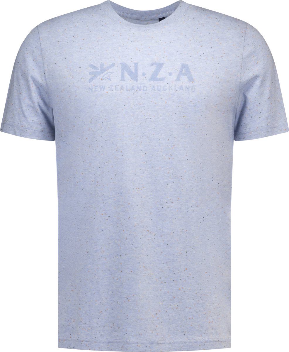 NZA New Zealand Auckland - T-shirt - Heren - L - Sky Blauw - Katoen - 26DN733