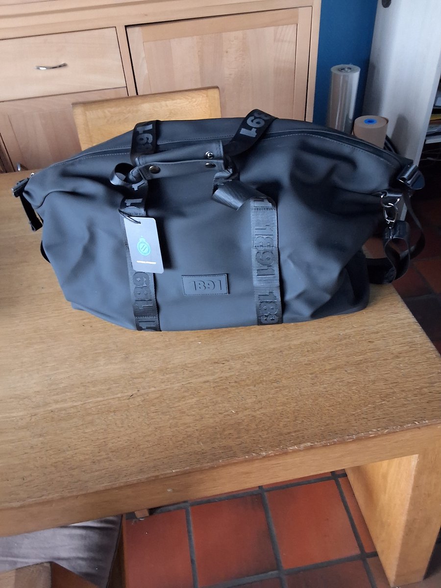 Club Brugge sportzak 1891 zwart 55x28x30cm