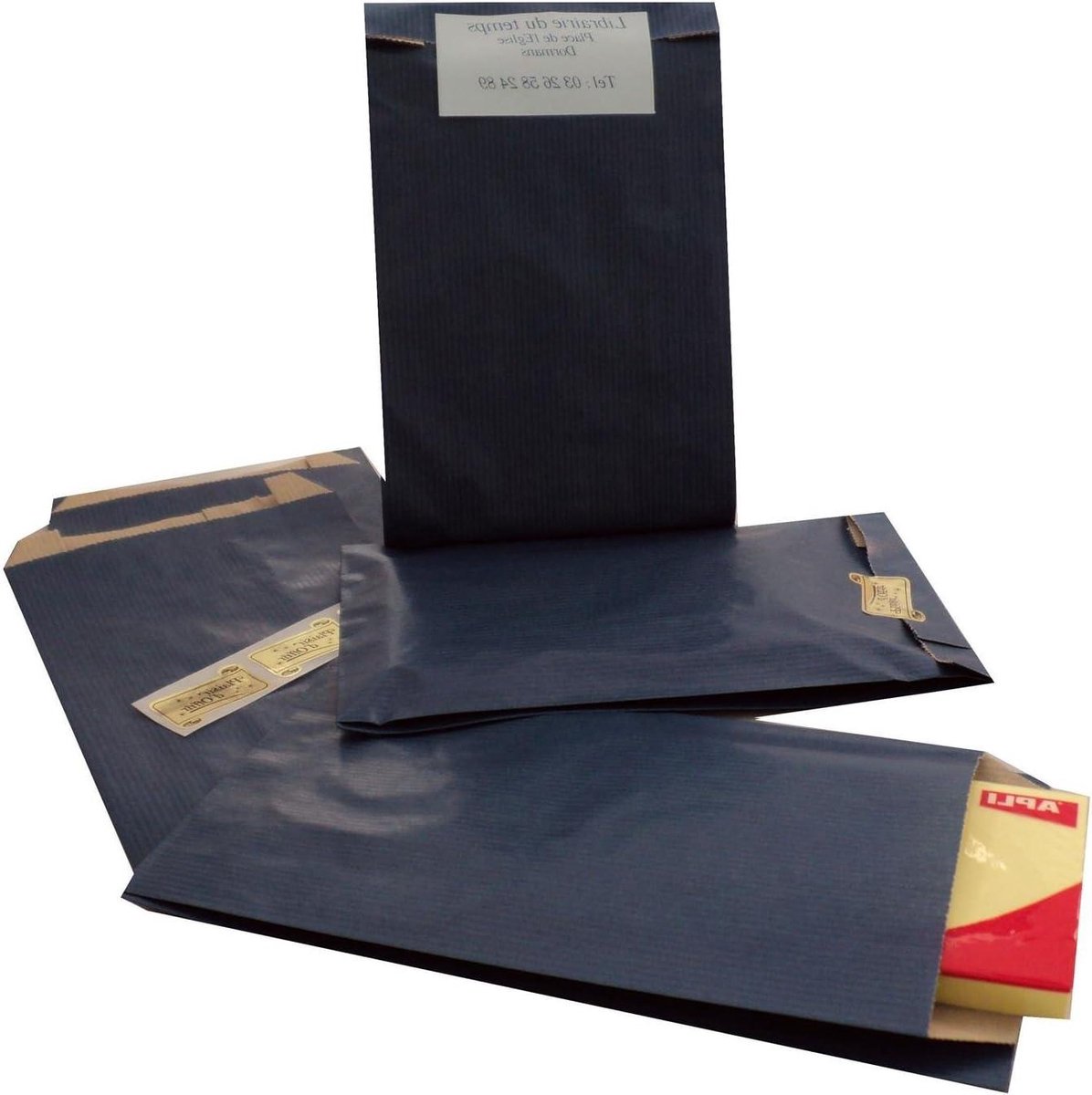 Kraft Envelop - Cadeauenvelop Zakelijk - Verpakken Verzenden - Zelfdichtend - 24 x 43 x 7 cm - Blauw