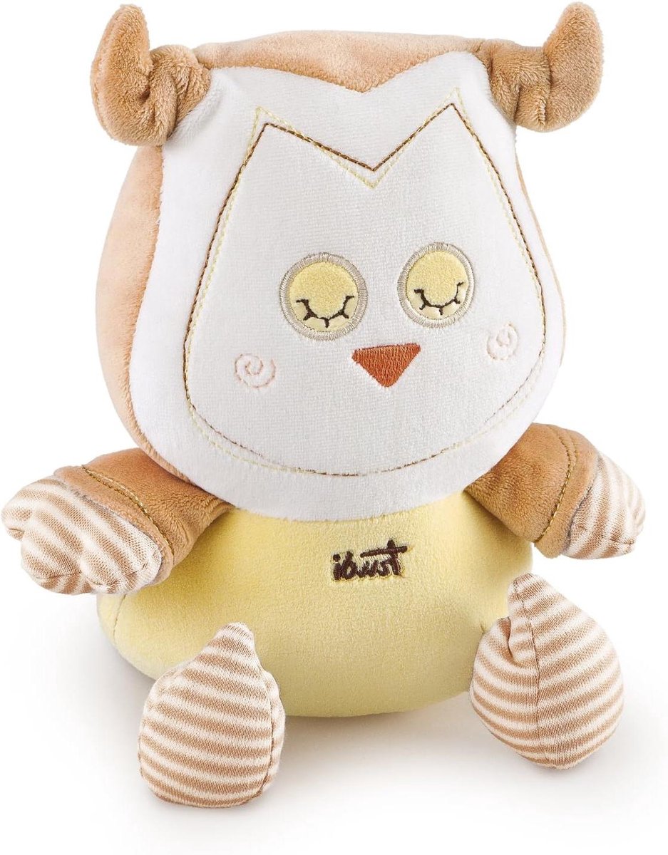 Muziekdoos Uil - Slaapliedje Doos - Baby Kamer Decoratie - Zachte Melodie - 13 x 12 x 20 cm - Bruin
