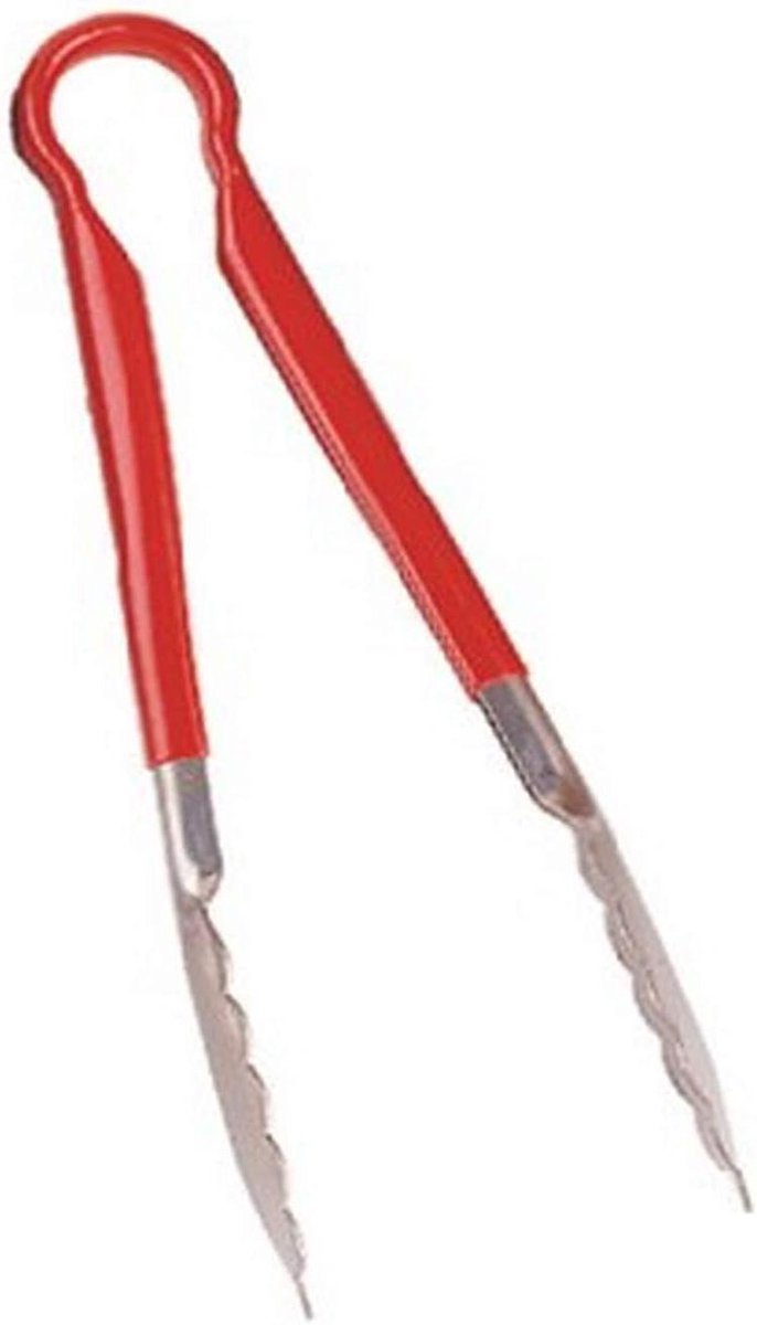 Kooktang - Keukentang Grip - Koken Serveren - Professionele Kwaliteit - 25 cm - Zilver