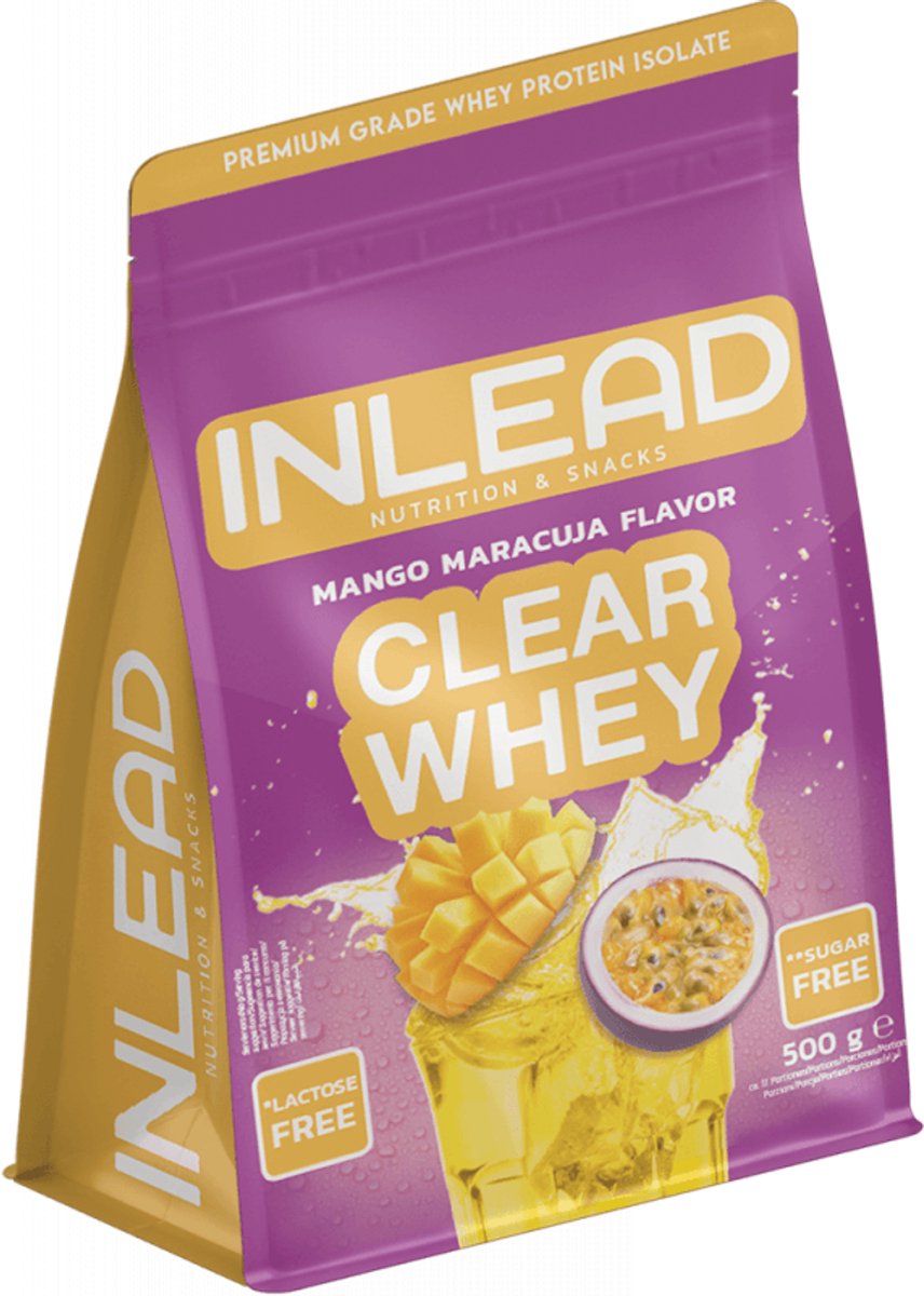 Inlead Clear Whey (500g) Mango Maracuja - Eiwitten - Helder eiwit