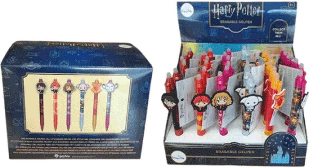 Twisk Harry Potter uitwisbare gelpennen 36 stuks display set.
