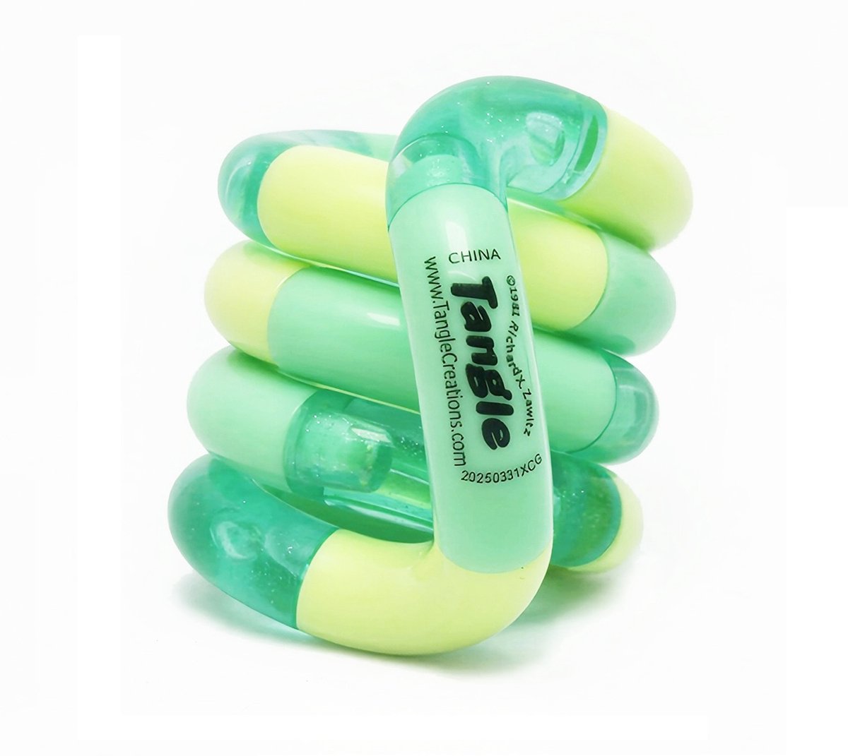 Tangle Junior Classic - Green Melon - The Original Fidget Toy
