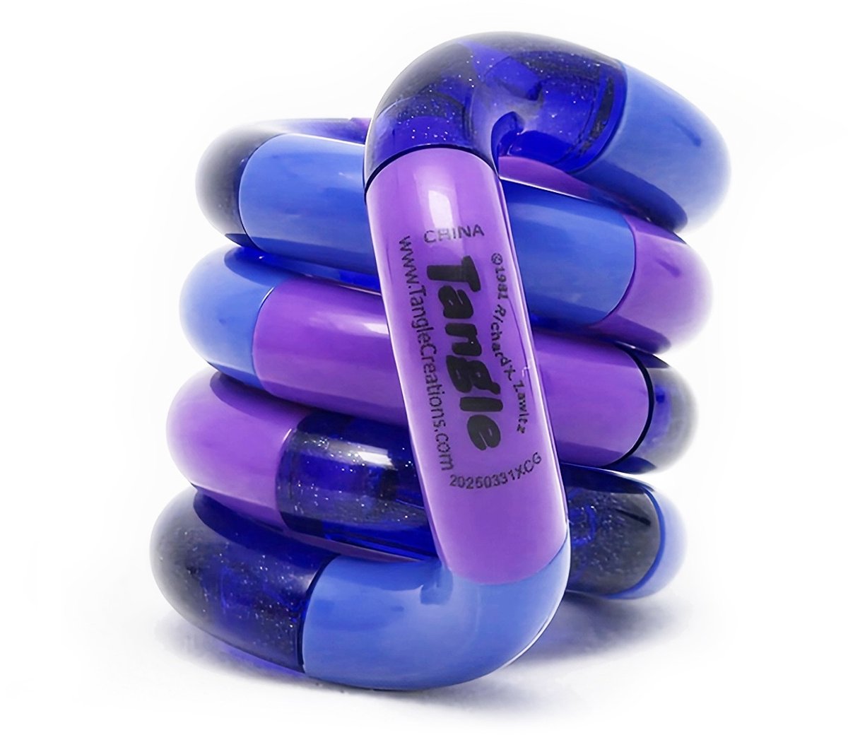 Tangle Junior Classic - Purple Grape - The Original Fidget Toy