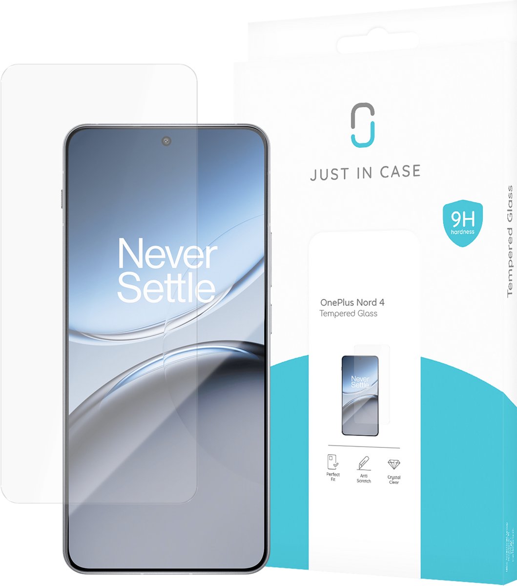 Just in Case screenprotector geschikt voor OnePlus Nord 4 - Screenprotector Gehard Glas
