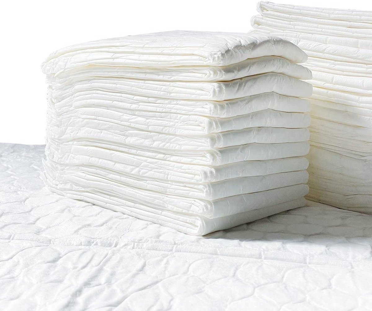 Beschermer Beddengoed - Matras Protector - Hygiënisch Slapen - Super Absorberend - 60 x 90 cm - Wit