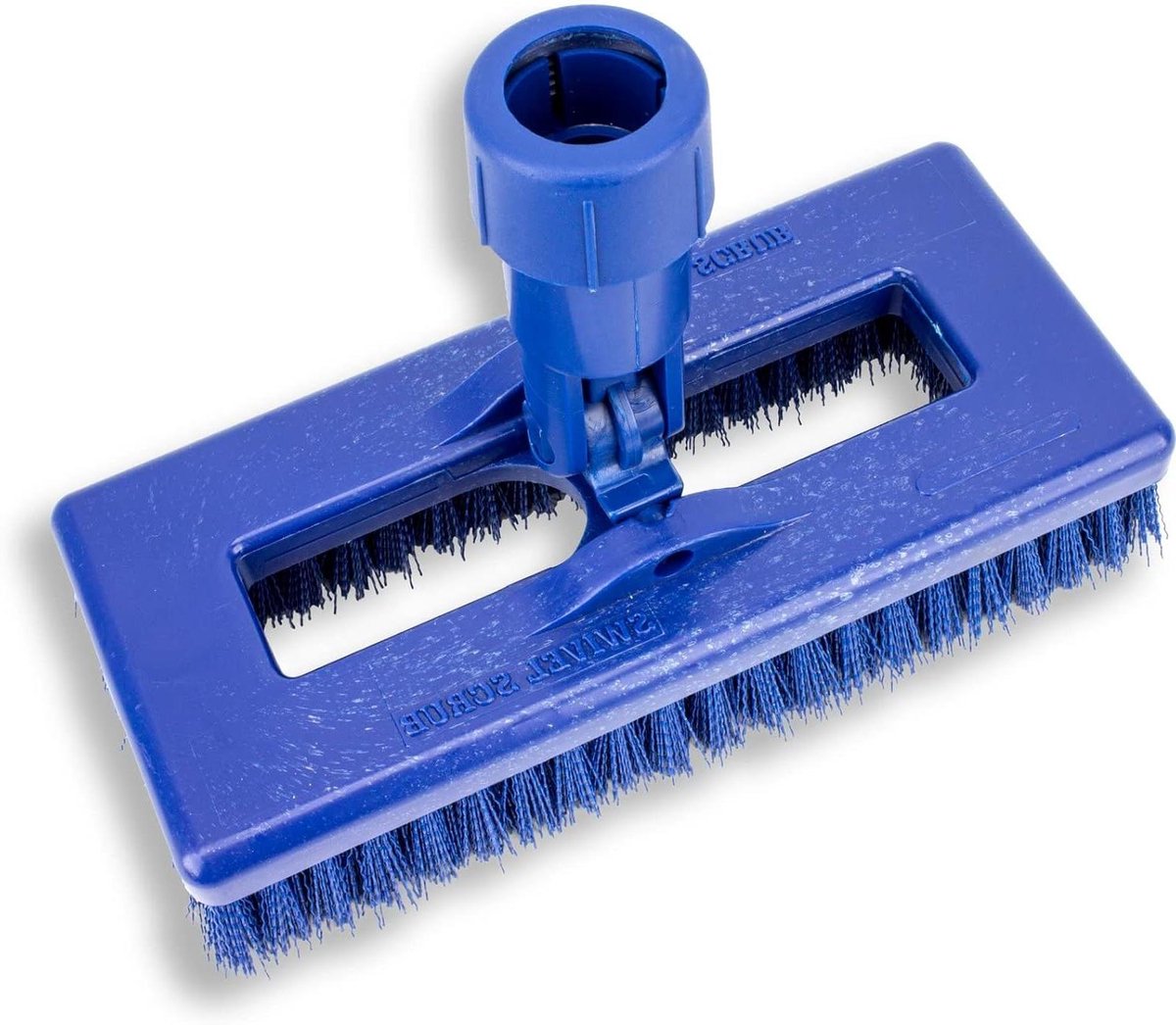 Schrobborstel - Vloerborstel Reiniger - Grondig Schoonmaken - Draaibare Kop - 8 inch - Blauw