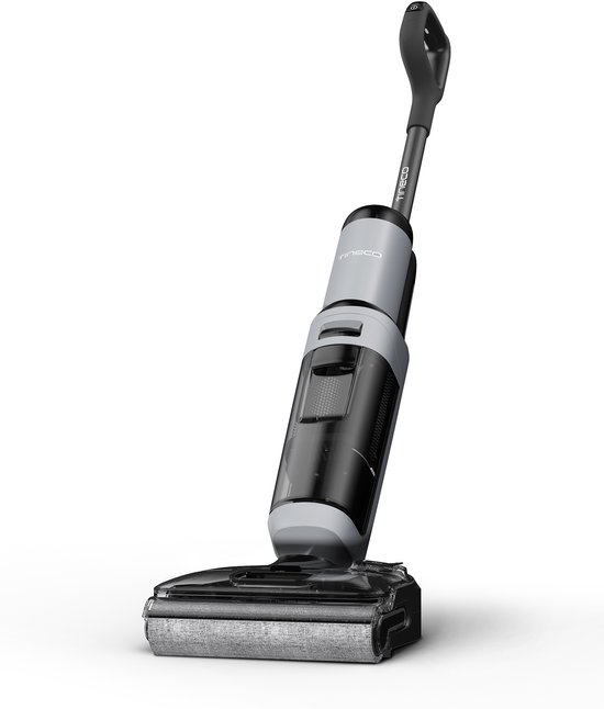 Tineco i5 Stretch Plus - Nat en droog stofzuiger en dweil - 180° Lay-Flat - 20.000 Pa Zuigkracht - Double-Sided Edge Schoonmaak methode - 30 Min Accu - Anti-Tangle stofzuiger geschikt voor dierenharen