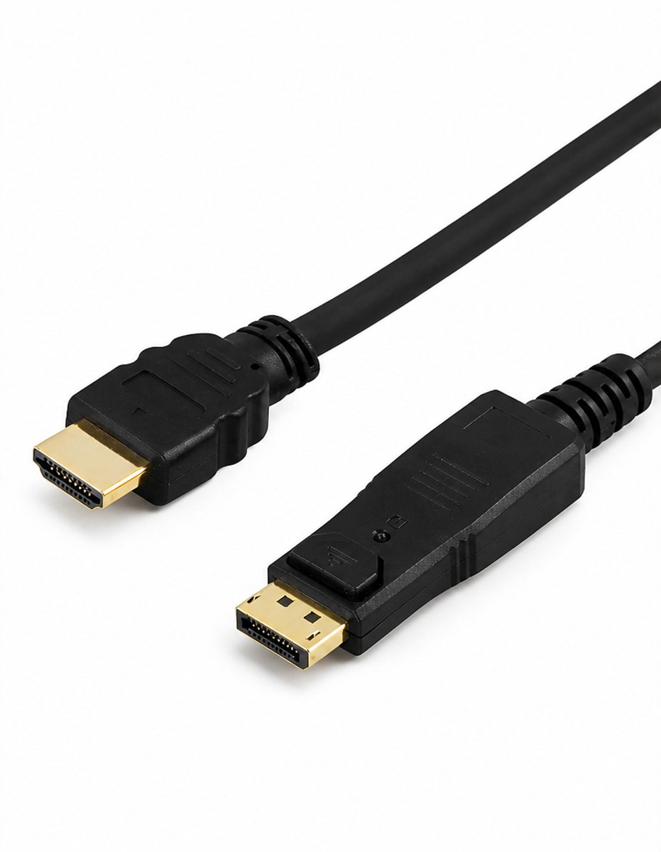 DisplayPort naar HDMI kabel 5 meter – 4K Ultra HD – verguld – audio/video – DP naar HDMI