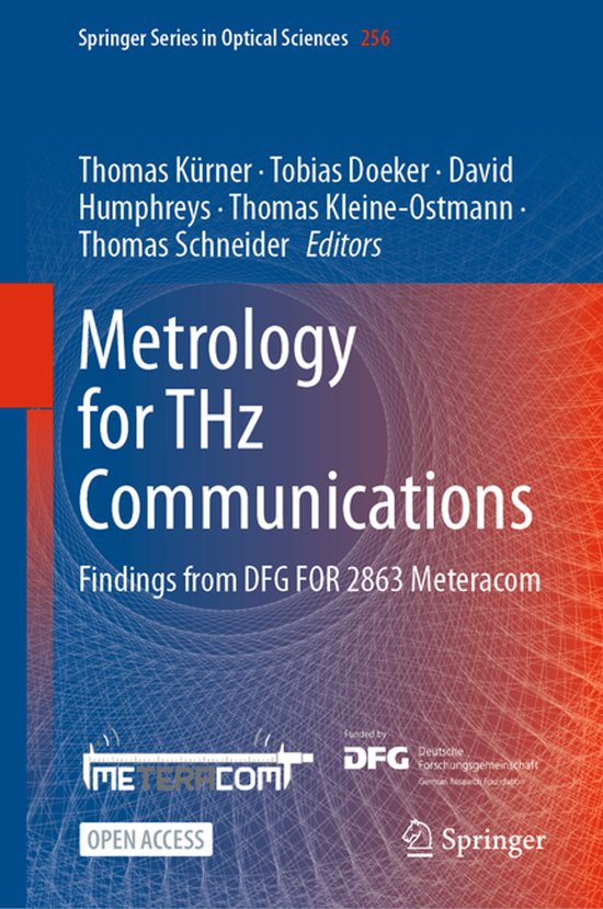 Springer Series in Optical Sciences256- Metrology for THz Co ... - cover