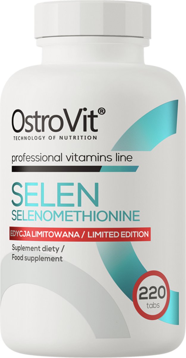 OstroVit Selenium 220 Tabletten – 200 µg – L-Selenomethionine – Immuun & Schildklier Support