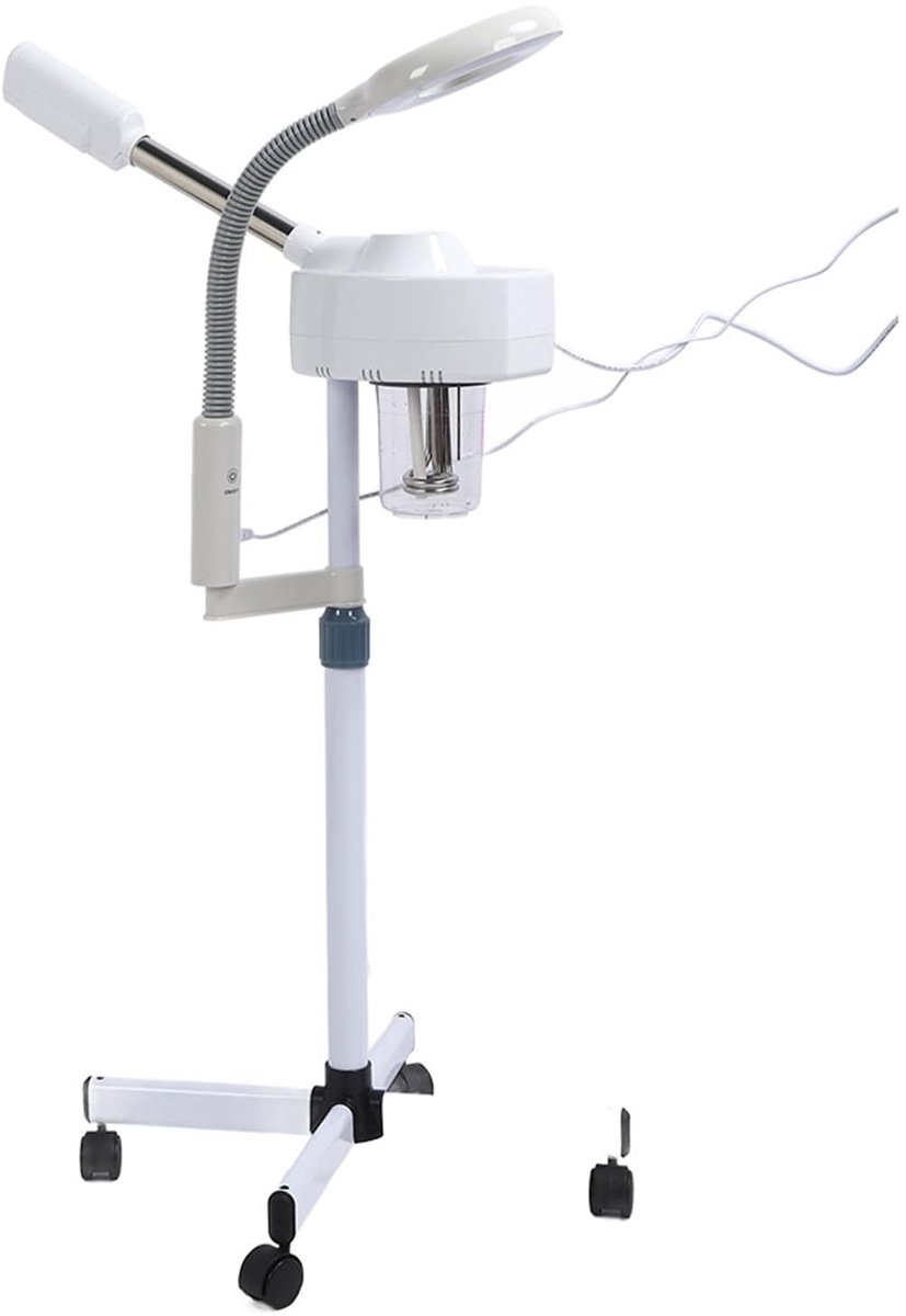 Allecto - LED Vergrootlamp - Multifunctioneel - Professionele Luchtbevochtiger - Gezichtsstoomboot - Dermaplaning - Geschikt voor Schoonheidsbehand...