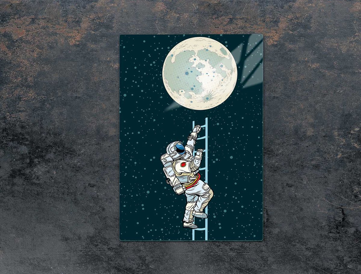 TMK ArtDeko - Snijplank - 35x52 cm - Maan