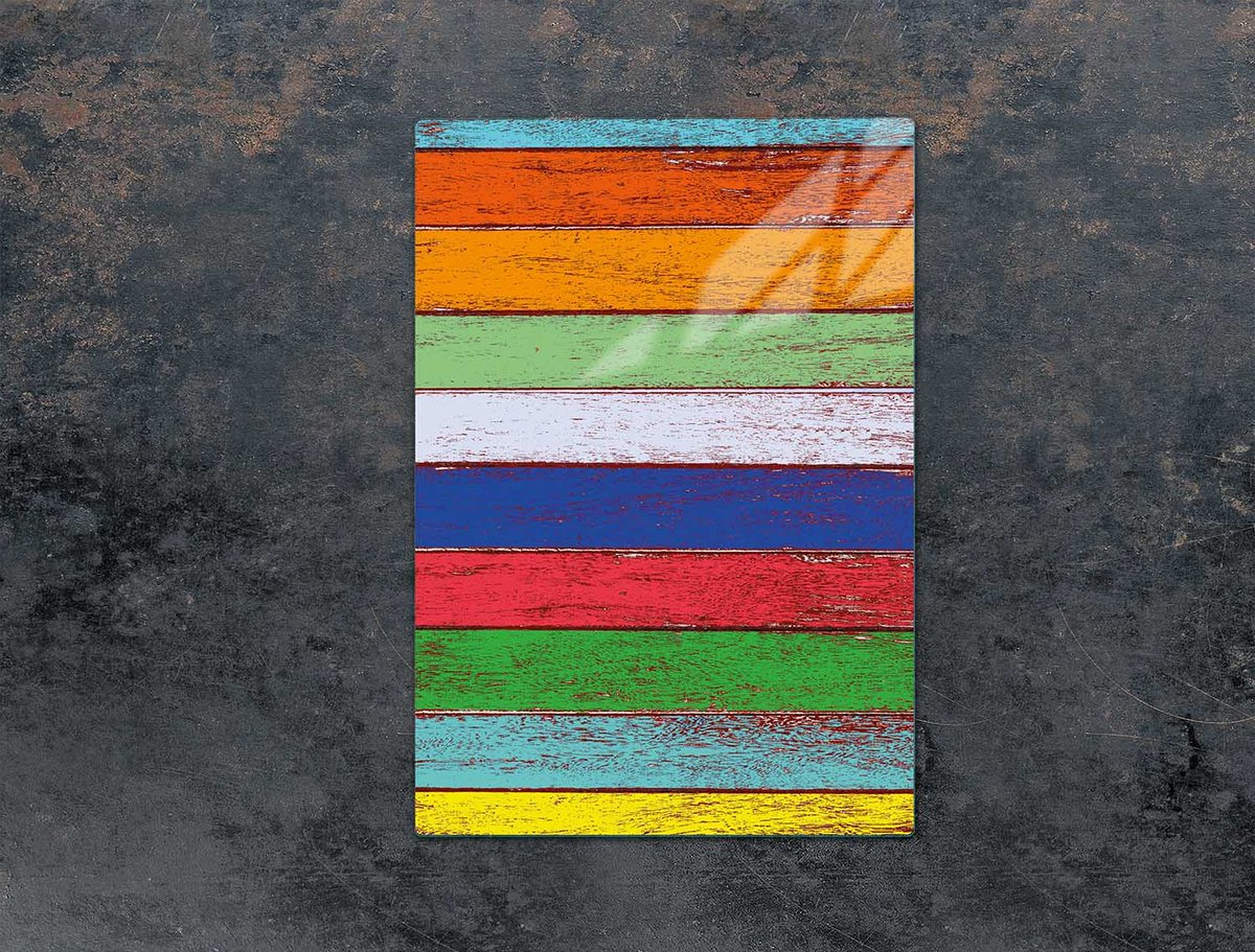 TMK ArtDeko Serie - Glas Snijplank - 35x52cm - Kleurrijk - Veelzijdig