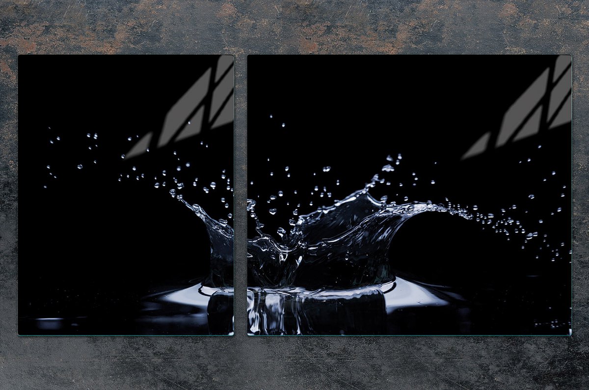 TMK ArtDeko - Snijplank - Glas - 100x52cm - Water