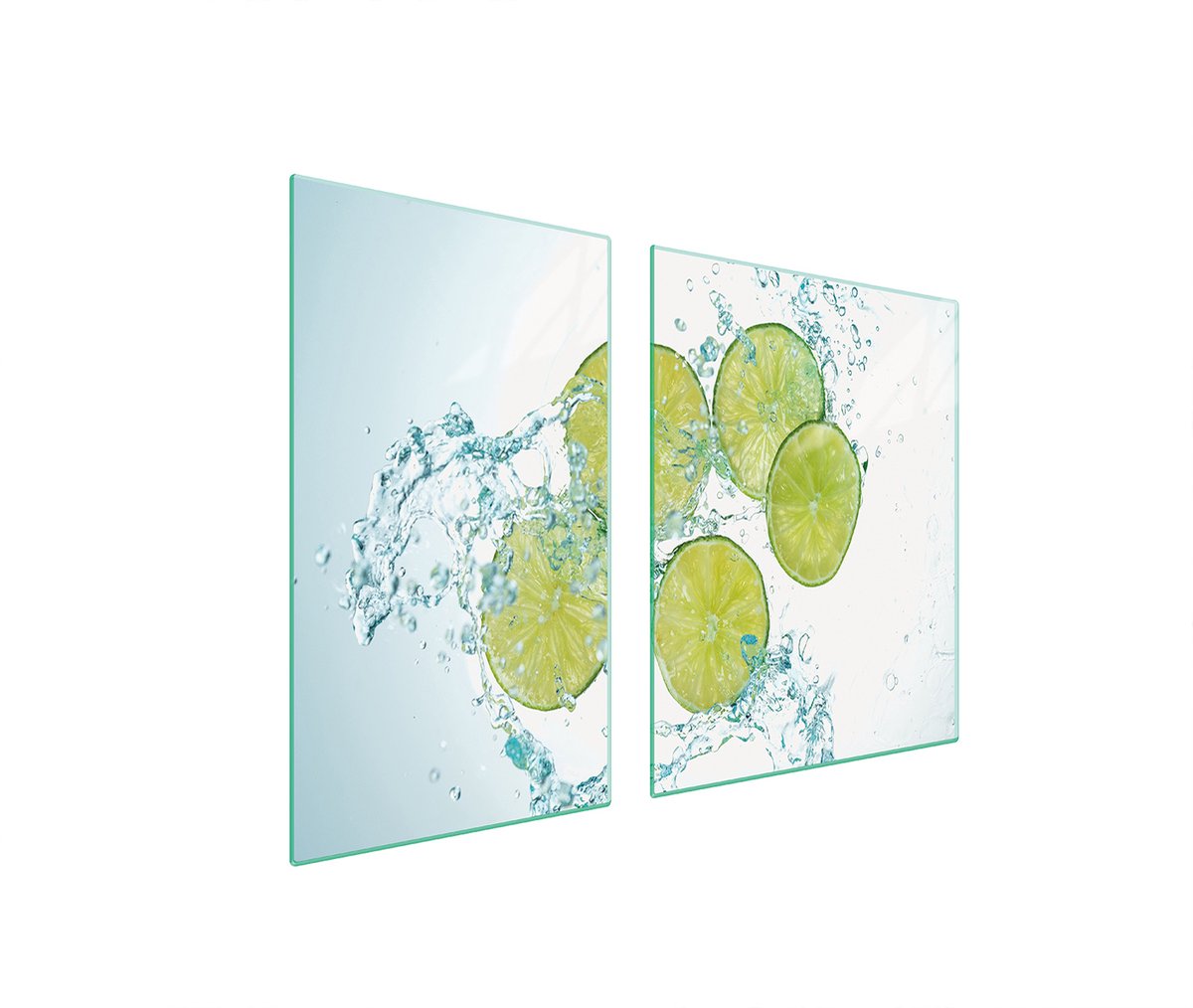 TMK ArtDeko - Snijplank - Glas - Limonka - 100x52 cm