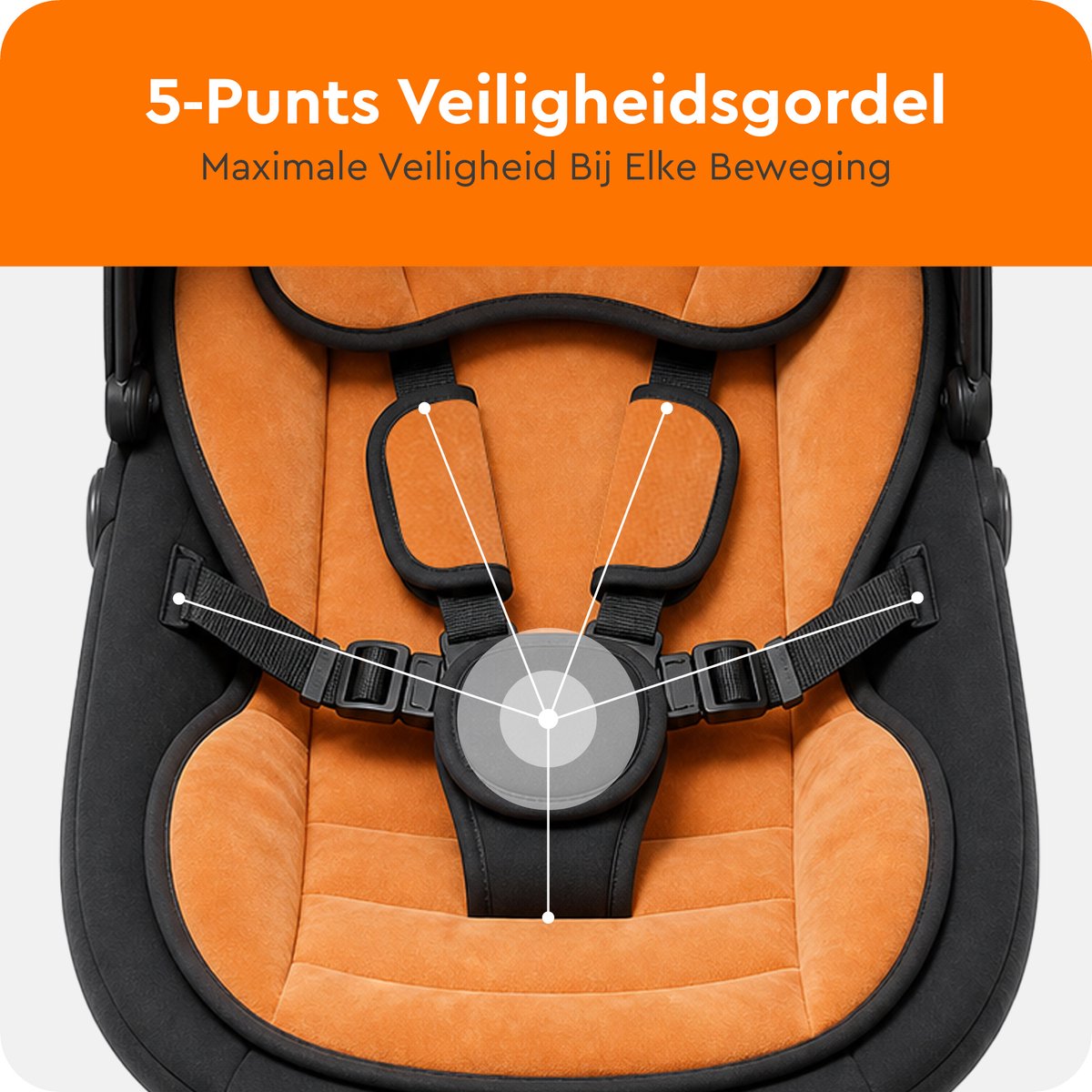 Khido Elektrische Babyschommel - App & Bluetooth