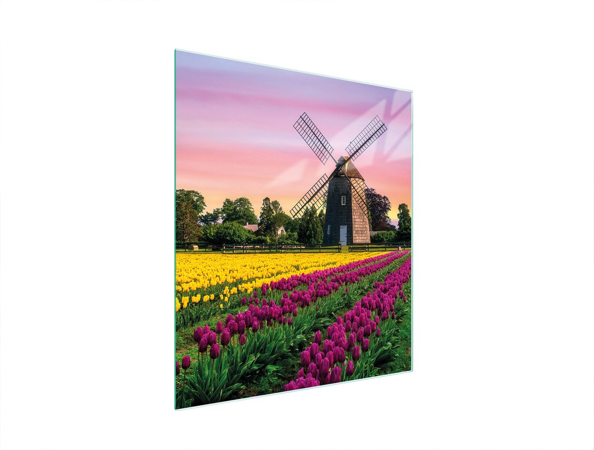 TMK ArtDeko - Snijplank - 45x52 cm - Glazen Beschermplaat - Veelzijdig Gebruikt