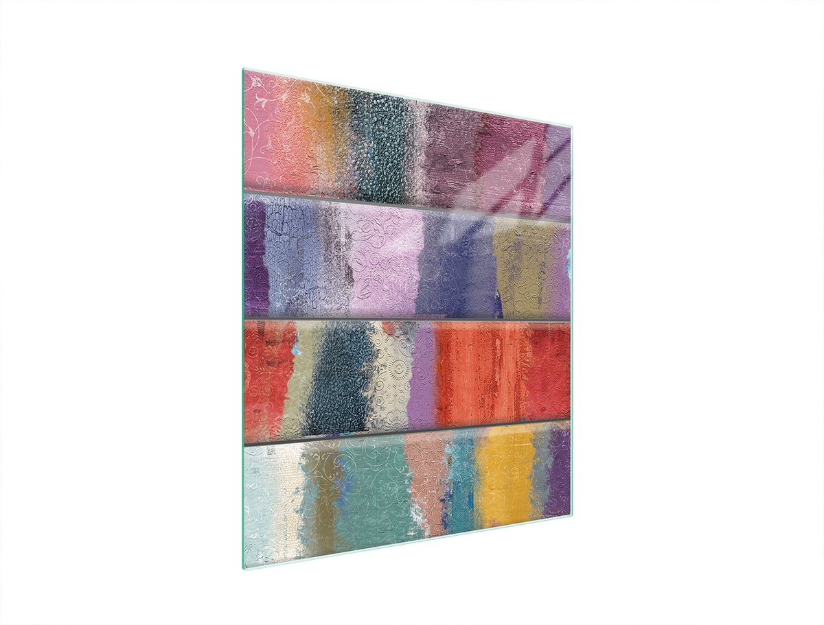 TMK ArtDeko - Snijplank - 45x52 cm - Gekleurd - Glasplaat