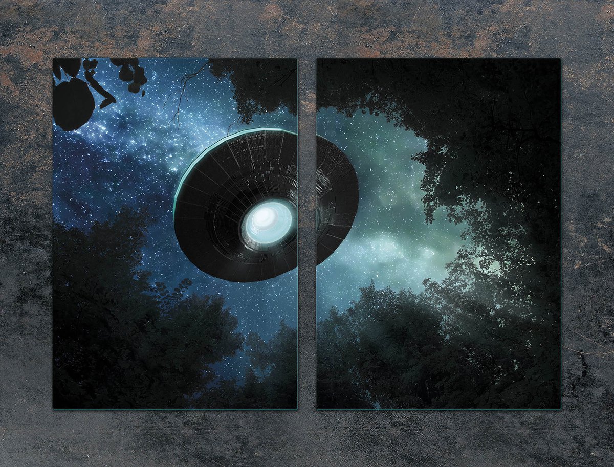 TMK ArtDeko Serie - Snijplank - 35x52 cm - Sfeer UFO - Veilig