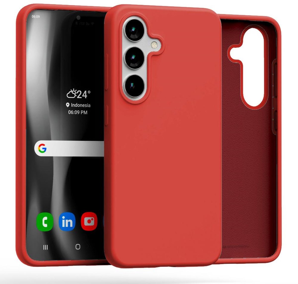 Mercury Case Siliconen Voor Samsung Galaxy S25 S931 Hoge Kwaliteit Bescherming