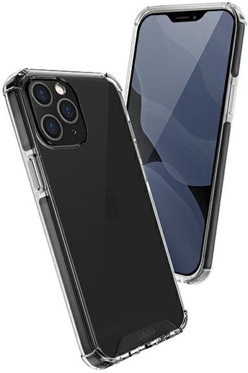 UNIQ Combat Serie - Hoesje voor Mobiele Telefoon - iPhone 12 Pro Max - Cyaan - Valbescherming