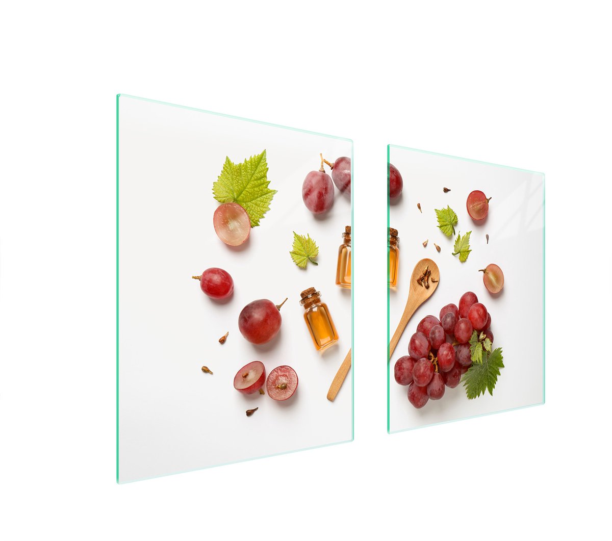 TMK ArtDeko Serie - Snijplank - 85x52cm - Glas - Ovaal - Oogverblindende kleuren