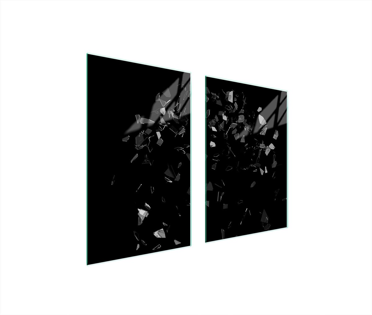 TMK ArtDeko - Snijplank - 65x52 cm - Afdekplaat - Zwart