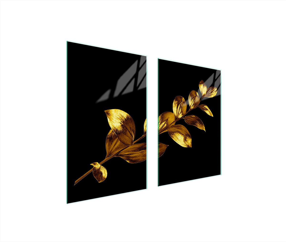 TMK ArtDeko - Glazen Beschermplaat - 65x52 cm - Goudkleurig - Veilig - Veelzijdig