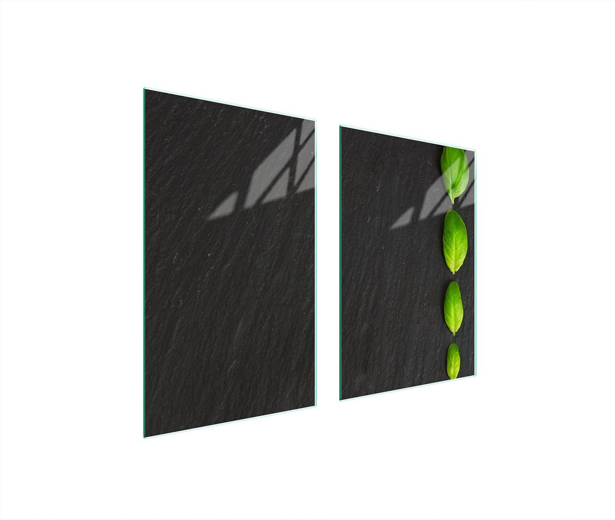 TMK ArtDeko Serie – Panbeschermer – 65x52 cm – Szkło Hartowane – Bazylia