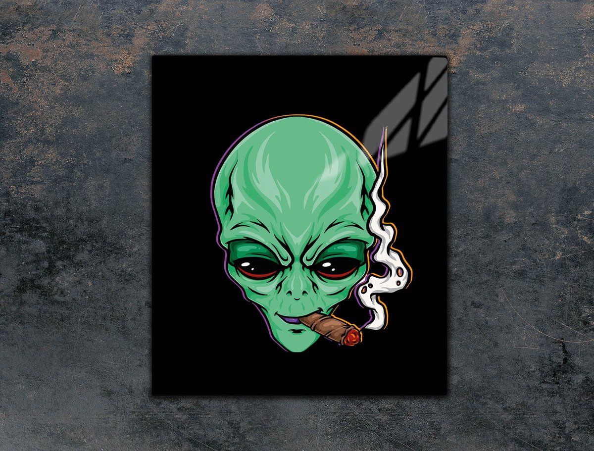 TMK ArtDeko - Snijplank van glas - 45x52 cm - UFO - Beschermende plaat