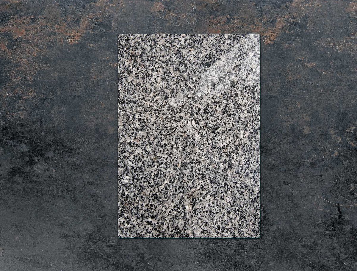 TMK ArtDeko - Snijplank van glas - 35x52 cm - Granietkleur - Hartglas