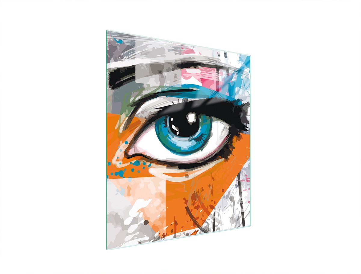 TMK ArtDeko - Snijplank - Oogmotief - 45x52 cm - Veilig en Hygiënisch