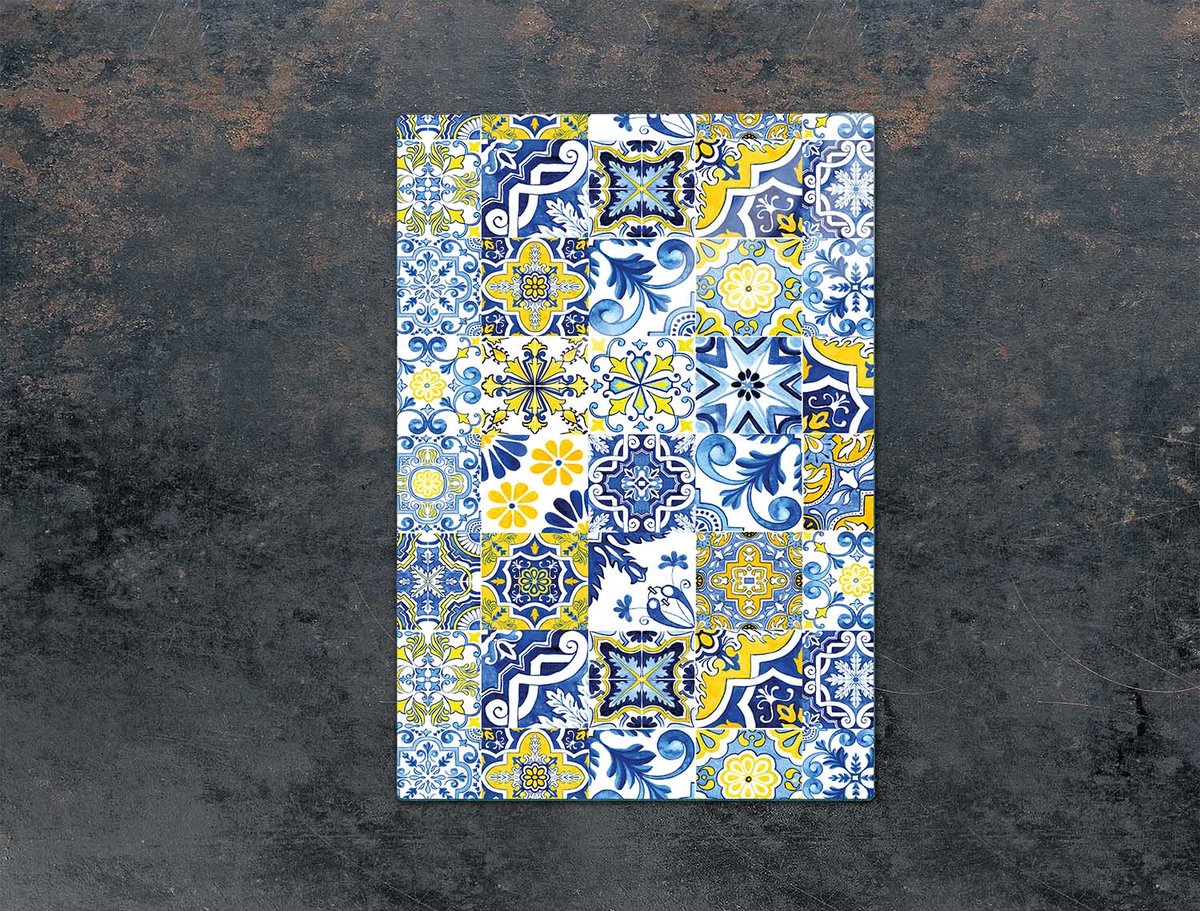 TMK ArtDeko - Mozaïek Snijplank - 35x52 cm - Hartglas