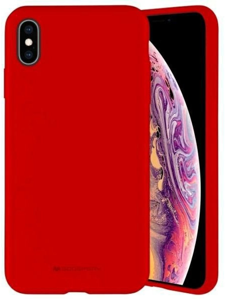 Mercury Goospery Serie - Hoesje voor mobiele telefoon - Siliconen Bescherming - Rood - Geschikt voor Samsung Galaxy A32