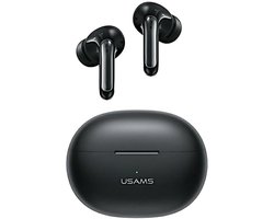 USAMS X-don Serie - Draadloze Bluetooth 5.3 Oordopjes - Zwart - ENC Ruisonderdrukking