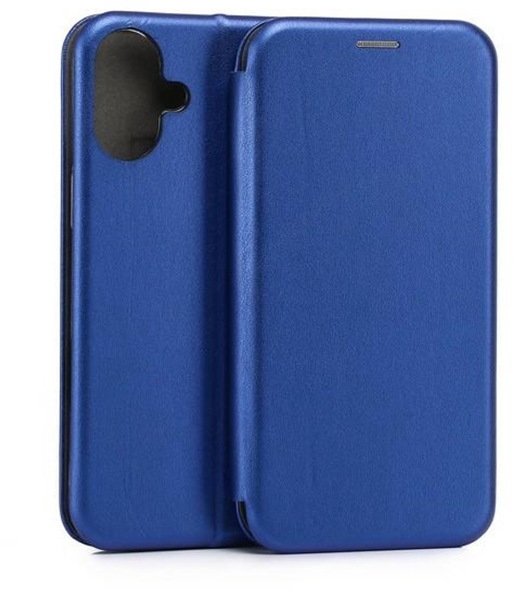 Beline Book Magnetisch iPhone 16 Plus 6,7" hoesje blauw/blauw
