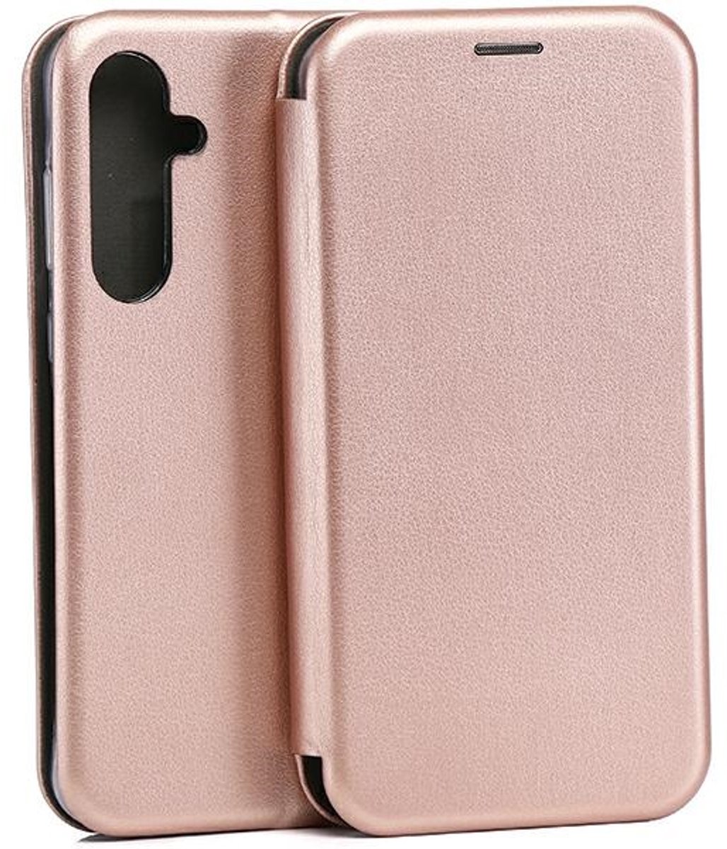 Beline Case Book Magnetisch Samsung A35 A356 roze-goud/rosé goud