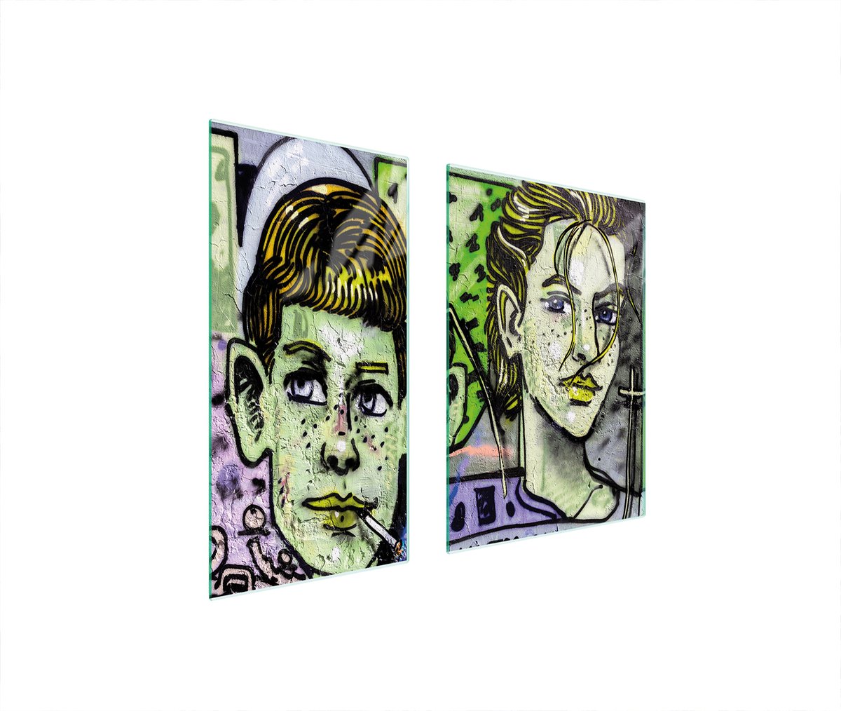 TMK ArtDeko - Snijplank - 75x52 cm - Kinderen - Glasplaat