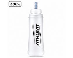 Athleat Soft flask 300 ml - Bidon - Drinkfles - Opvouwbare waterfles - opvouwbare drinkfles - Waterfles hardlopen - Waterzak