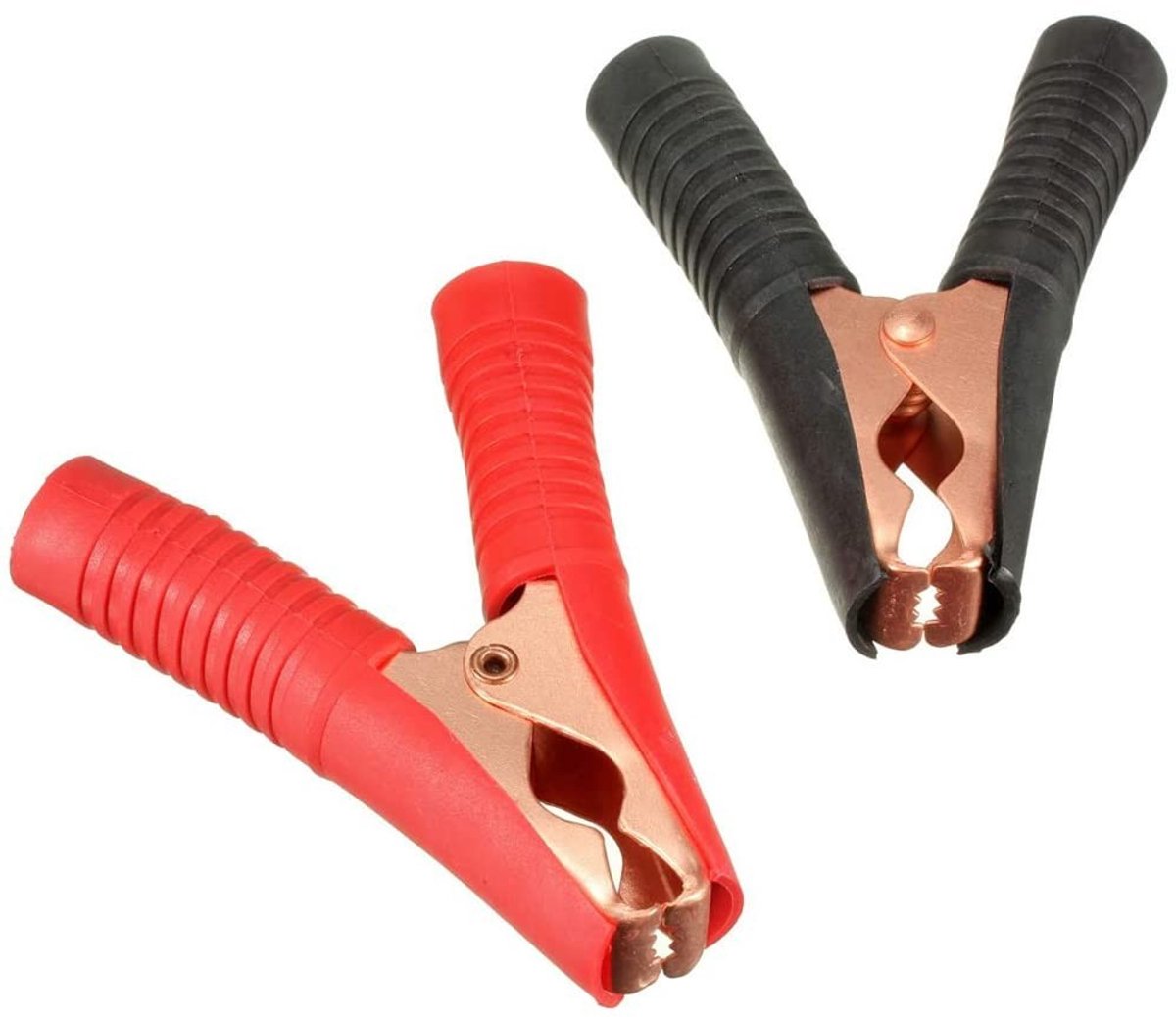 Allecto - Accuklemmen - 100A Jumper Kabels - Krachtige startkracht - Rood/Zwart - Geschikt voor auto - 90mm