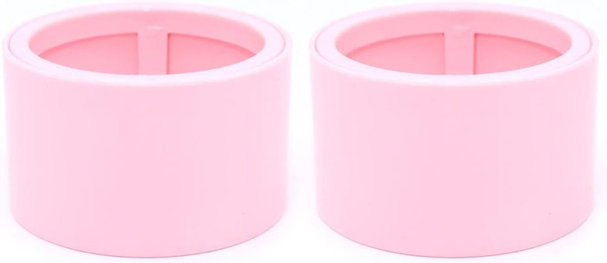 Makeup Sponge Blender Houder met Reistas - Droogrek voor Poeder Puff en Make-up Accessoires (Schattig, Roze)