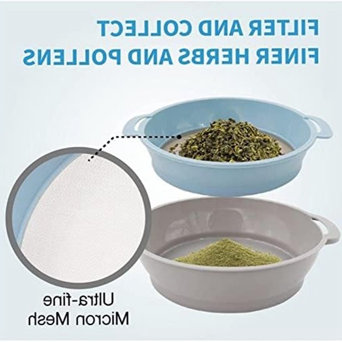 Set van 4 Bakaccessoires met Cannabis Trimmer Bin, Stapelbaar Ontwerp voor Ruimtebesparing en Lichtgewicht Mesh voor Keukencontainers
