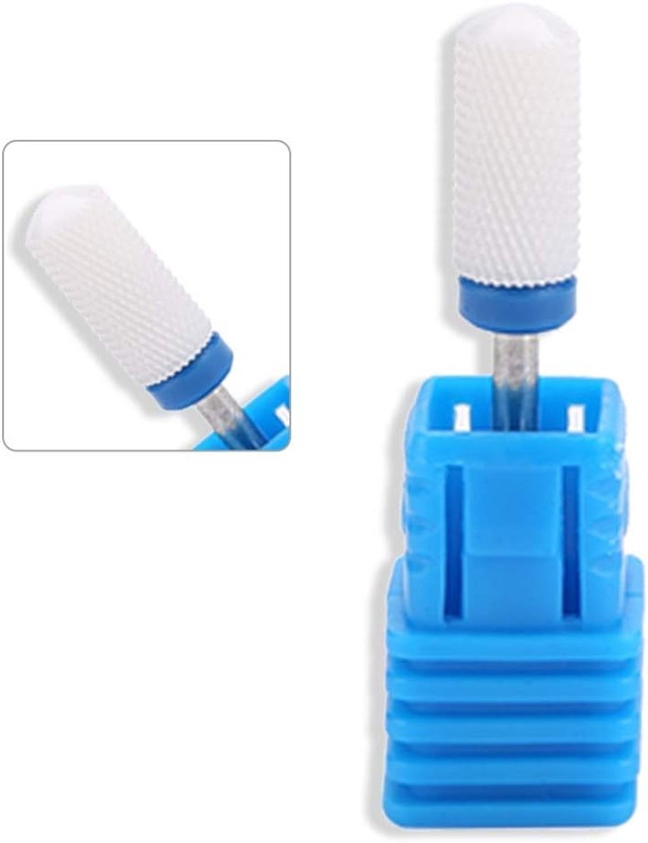 Professionele Manicure Set met Keramische Nagelboor, 5-delige Boorbits voor Acrylnagels en Veilig Verwijderen van Nagelriemen