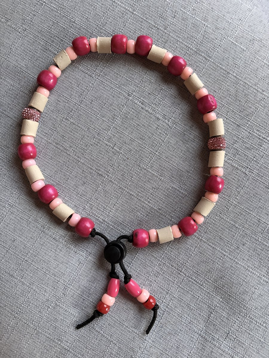 Natuurlijke Keramische Kralenketting voor Honden(anti Teek) – Handgemaakt & Stijlvol-Nala-37/43cm-NaamopKado-Hondensierraad