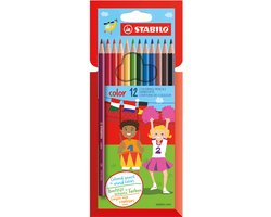 Crayons de couleur STABILO - Caisse 12 couleurs