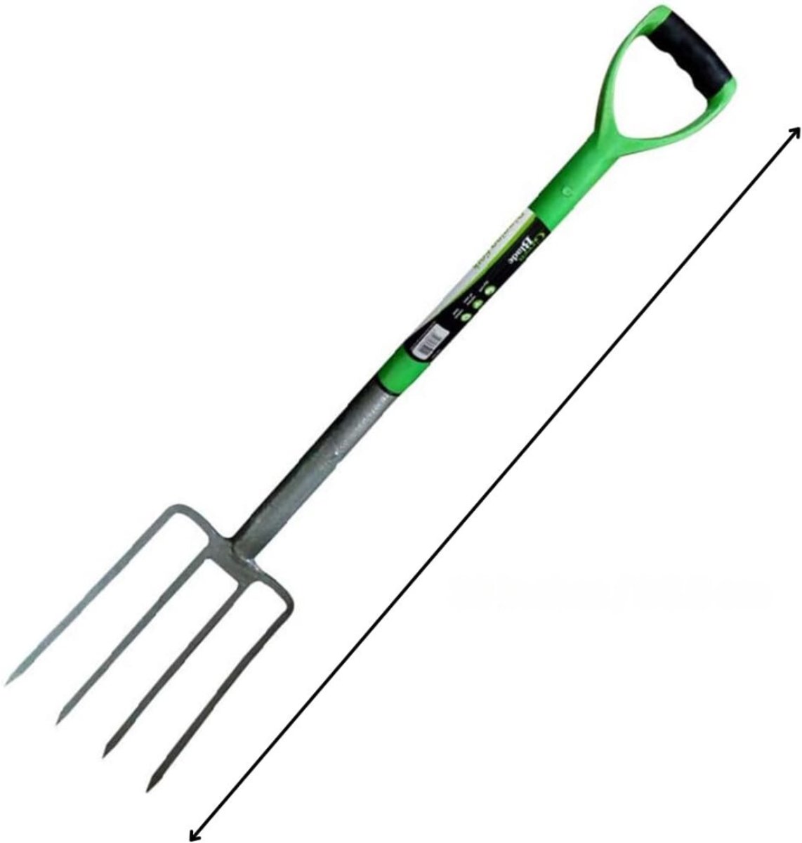 MIRA® Woelvork - Tuinwoeler - Spitvork - Groen - 97cm x 23cm x 3cm